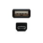 NANO CABLE Cable USB 2.0 Tipo A Macho a Micro USB B Macho, 0.8m, Negro